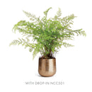 Emberlynn Metal Cachepot Gold Indoor Planter Pot - BlueJay Avenue