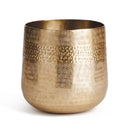 Emberlynn Metal Cachepot Gold Indoor Planter Pot - BlueJay Avenue