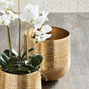 Emberlynn Metal Cachepot Gold Indoor Planter Pot - BlueJay Avenue