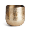 Emberlynn Metal Cachepot Gold Indoor Planter Pot - BlueJay Avenue