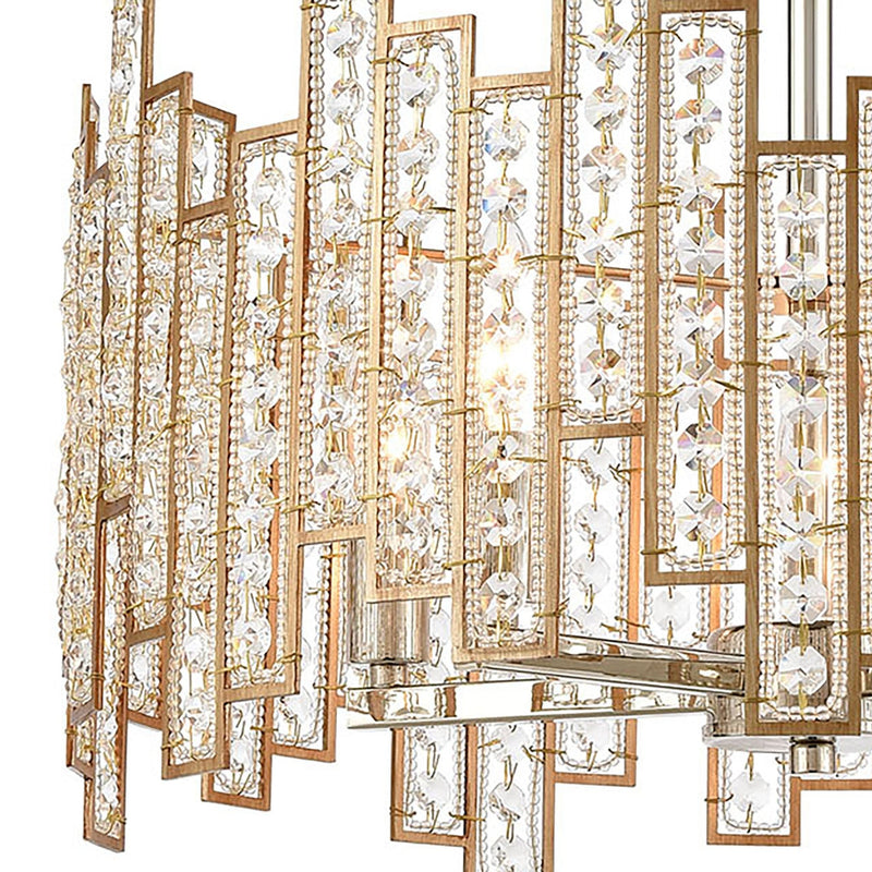 Equilibrium Gold Chandelier - BlueJay Avenue