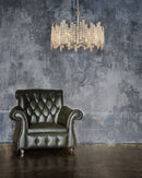 Equilibrium Gold Chandelier - BlueJay Avenue