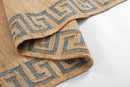 Erin Gates by Momeni Orchard Greek Key Jute Blue Area Rug - BlueJay Avenue