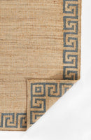 Erin Gates by Momeni Orchard Greek Key Jute Blue Area Rug - BlueJay Avenue