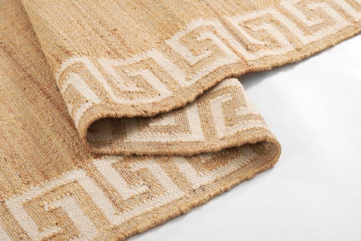 Erin Gates Orchard Greek Key Cream Jute Rug - BlueJay Avenue