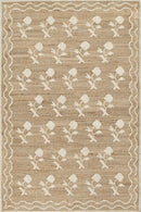 Erin Gates Orchard Leaning Flower Cream Jute Rug - BlueJay Avenue