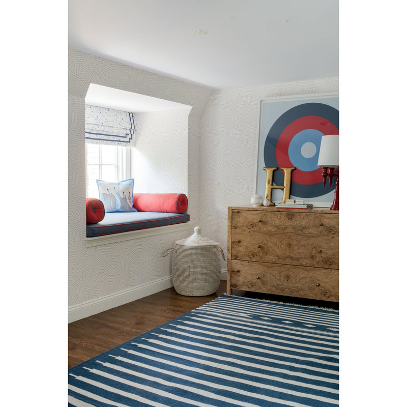 Erin Gates Thompson Billings Light Blue Hand Woven Wool Rug - BlueJay Avenue