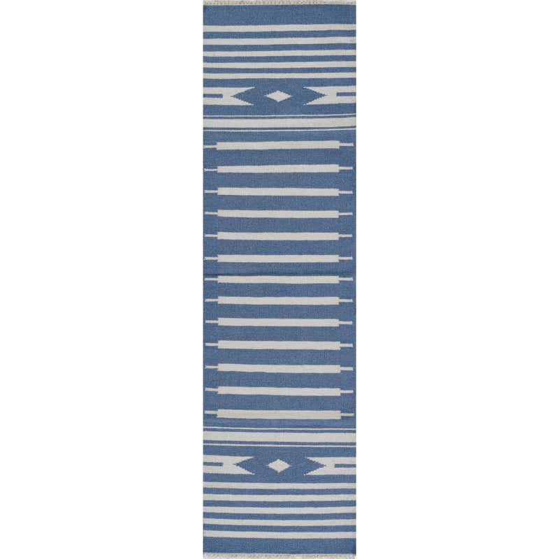 Erin Gates Thompson Billings Light Blue Hand Woven Wool Rug - BlueJay Avenue