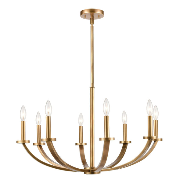 Erindale 8 - Light Dimmable Gold Chandelier - BlueJay Avenue