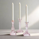 Estella Glass Candle Holders, Set of 3 - BlueJay Avenue