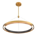 Fagan Dimmable LED Gold Chandelier in Brushed Brass - BlueJay Avenue
