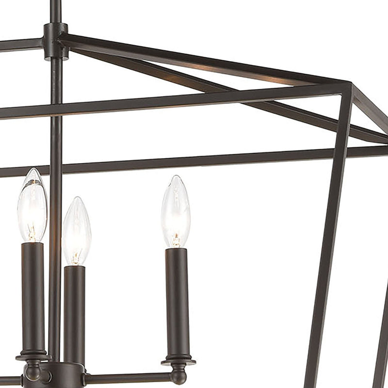 Fairfax 7 - Light Black Kitchen Island Lighting - BlueJay Avenue