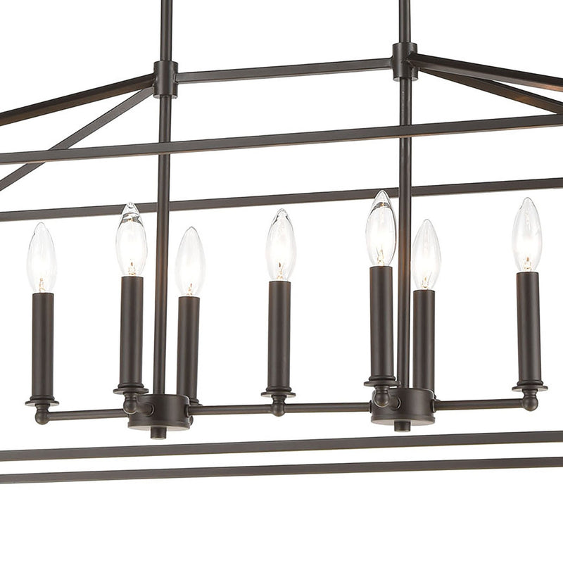 Fairfax 7 - Light Black Kitchen Island Lighting - BlueJay Avenue