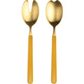 Fantasia 18/10 Stainless Steel Ice Gold 2 Pc Salad Serving Set - BlueJay Avenue