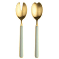 Fantasia 18/10 Stainless Steel Ice Gold 2 Pc Salad Serving Set - BlueJay Avenue