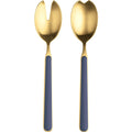 Fantasia 18/10 Stainless Steel Ice Gold 2 Pc Salad Serving Set - BlueJay Avenue