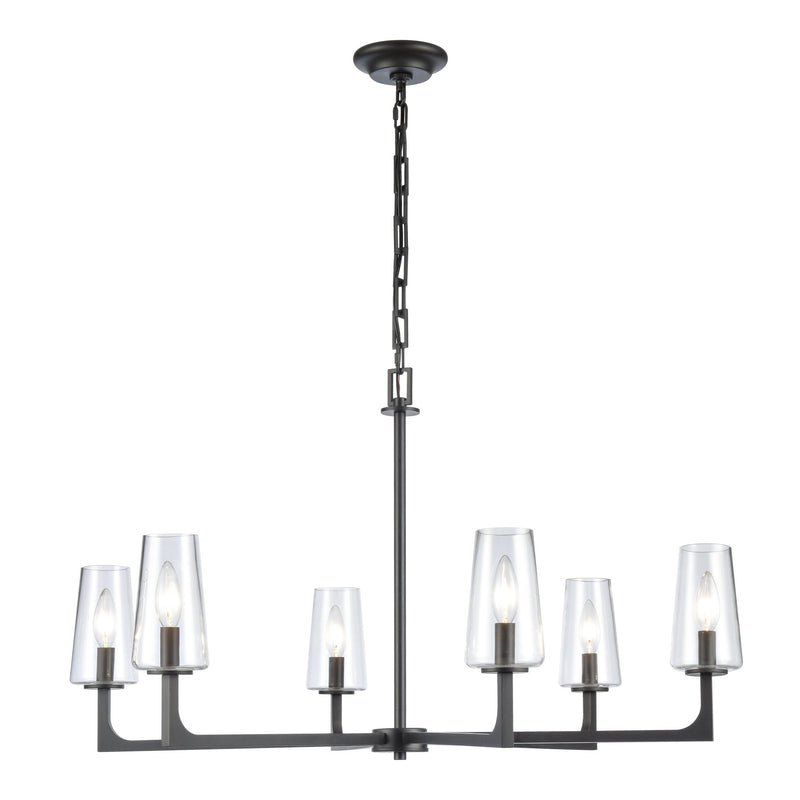 Fitzroy 6 - Light Chandelier Light Fixture - BlueJay Avenue