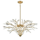 Flora Grace Gold Crystal Chandelier - BlueJay Avenue