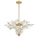 Flora Grace Gold Crystal Chandelier - BlueJay Avenue