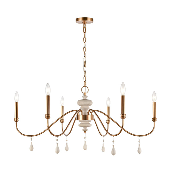 French Connection 6 - Light Farmhouse Chandelier Light - BlueJay Avenue