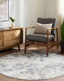 Gakko Modern Abstract Cream & Grey Area Rug - BlueJay Avenue