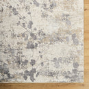 Gakko Modern Abstract Cream & Grey Area Rug - BlueJay Avenue
