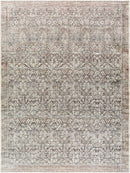Galey Alix Collins Ivory & Blue Vintage Style Traditional Living Room Rug - BlueJay Avenue