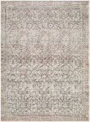 Galey Alix Collins Ivory & Blue Vintage Style Traditional Living Room Rug - BlueJay Avenue
