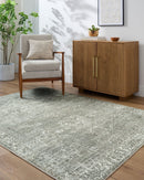 Galey Alix Collins Olive Traditional Living Room Area Rug - BlueJay Avenue