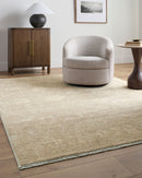 Galey Alix Fetscher Light Brown Vintage Style Traditional Rug - BlueJay Avenue
