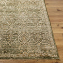 Galey Alix Maverick Olive Traditional Area Rug - BlueJay Avenue