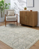 Galey Alix x Livabliss Collins Avenue Sage Traditional Area Rug - BlueJay Avenue