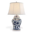 Georgia Blue Ginger Jar Lamp - BlueJay Avenue