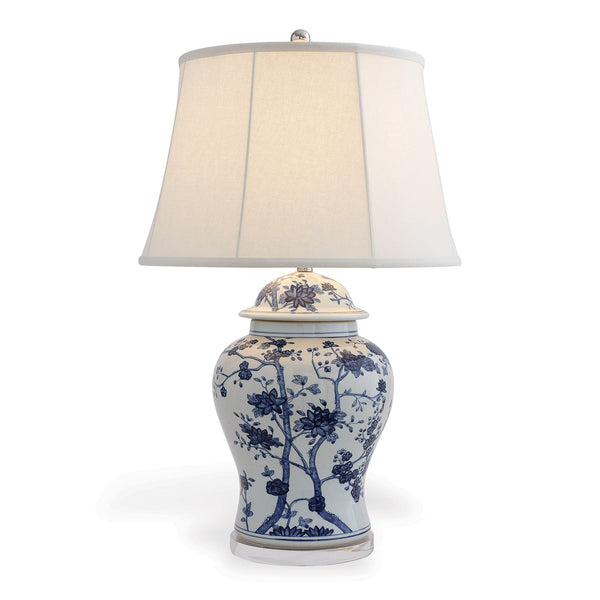 Georgia Blue Ginger Jar Lamp - BlueJay Avenue