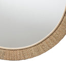 Geralyn Seagrass Round Wall Mirror - BlueJay Avenue