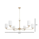 Ginevra Gold Chandelier Light Fixture - BlueJay Avenue