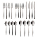 Godinger Avellino Graphite 18/10 Stainless Steel | 20 Piece Flatware Set Service For 4 - BlueJay Avenue