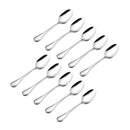 Godinger Bead Mirrored 18/0 Stainless Steel Tablespoon Set of 10 - BlueJay Avenue