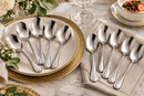 Godinger Bead Mirrored 18/0 Stainless Steel Tablespoon Set of 10 - BlueJay Avenue