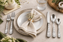 Godinger Butterfly Stainless Steel 18/10 Stainless Steel Flatware Set, 20 Piece Service for 4 - BlueJay Avenue
