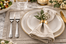 Godinger Crete Sandblast Mirrored 18/0 Stainless Steel Salad Fork Set, 10 Piece - BlueJay Avenue