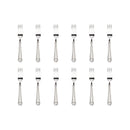 Godinger Crete Sandblast Mirrored 18/0 Stainless Steel Salad Fork Set of 12 - BlueJay Avenue