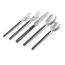 Godinger Esagono Matte Black 18/10 Stainless Steel Flatware Set, 20 Piece Service for 4 - BlueJay Avenue