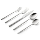 Godinger Esagono Mirrored 18/10 Stainless Steel Flatware Set, 20 Piece Service for 4 - BlueJay Avenue