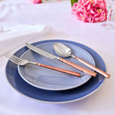 Godinger Regal Copper Handle 18/10 Stainless Steel Flatware Set, 20 Piece Service for 4 - BlueJay Avenue