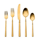 Godinger Regal Gold 18/10 Stainless Steel Flatware Set, 20 Piece Service for 4 - BlueJay Avenue