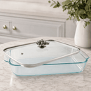 Grape 3 Qt Pyrex Glass Baking Dish with Decorative Lid - BlueJay Avenue
