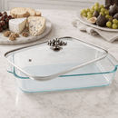 Grape 3 Qt Pyrex Glass Baking Dish with Decorative Lid - BlueJay Avenue