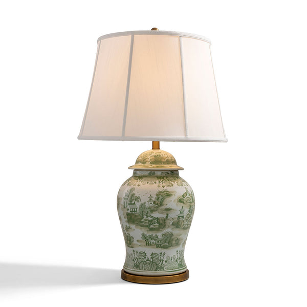 Green Willow Large Lamp - BlueJay Avenue