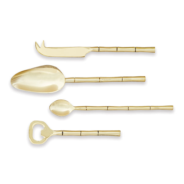 Grove Bar Set Of 4, Gold - BlueJay Avenue